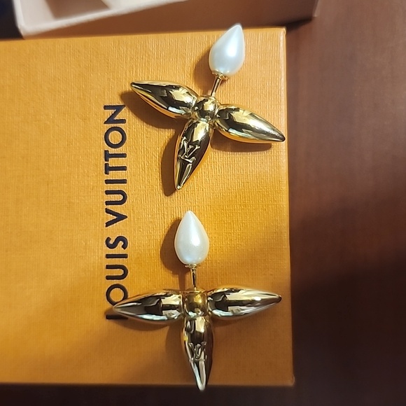 Authentic Louis Vuitton Louisette earrings - Picture 2 of 3